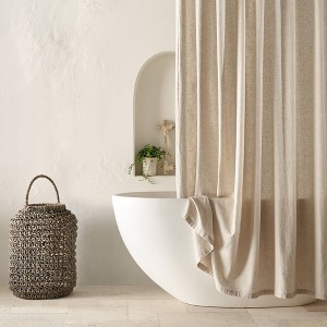 Cortina de Baño de Lino - Casaluna™