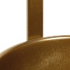 Kate and Laurel Kellet  Metal Hanging Planter, 2 Piece, Gold - 4 of 4