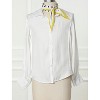Allegra K Women's Silky Rhombus Stripe Print Shirts Headband Handbag Wraps Bandana Neck Scarf Neckerchief - 2 of 4