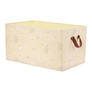 Unique Bargains Fabric Collapsible Printed Storage Bins with Handles - 1 of 4