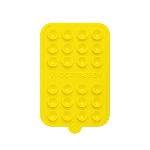 Octobuddy Silicone Suction Cup Phone Case Mount Double-Sided - Canary Yellow
