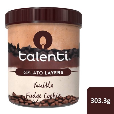 Talenti Gelato Layers Vanilla Fudge Cookie - 10.6oz