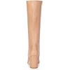 Allegra K Women's Halloween Round Toe Side Zip Block Heels Knee High Boots - 3 of 4