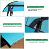 Tangkula Outdoor Patio Swing Loveseat Hammock Hanging Chair Turquoise - 4 of 4