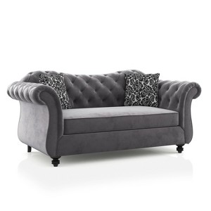 Brushwood Button Tufted Loveseat - HOMES: Inside + Out - 1 of 4