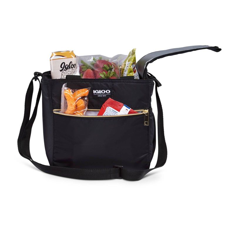 Igloo Sport Luxe Mini City Lunch Sack - Black/Gold, 5 of 15