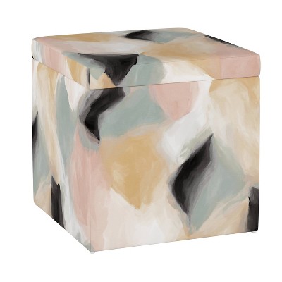 Plano Storage Ottoman Abstract Shapes Cloud - Project 62™