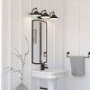 Vaxcel Akron 3 - Light Vanity in  Matte Black/Natural Brass - 2 of 4