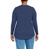 Lands' End Women's Plus Size Long Sleeve Power Performance Scoop Neck Curved Hem Tunic Tee - 2 of 4