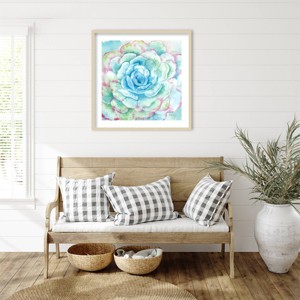 Amanti Art Sweet Succulents I by Cynthia Coulter Framed Wall Art Print - 1 of 4