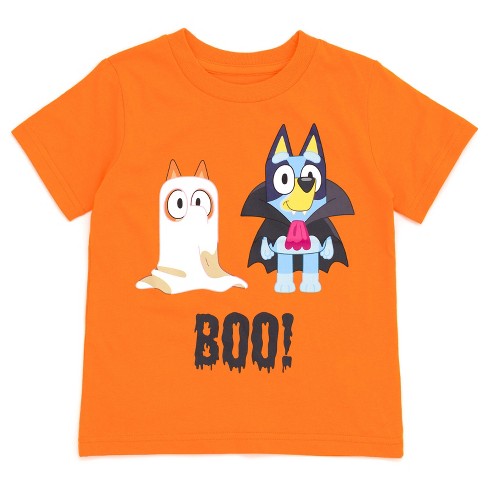 Bluey Bingo Halloween Toddler Boy Girl T-shirt Orange / 5t : Target