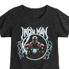 Girls' - Marvel - Iron Man Metal Fitted Short Sleeve Graphic T-Shirt - 2 of 4