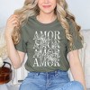 Simply Sage Market Women's Amor Floral Grunge Short Sleeve Graphic Tee - 2 of 4