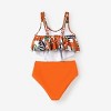 PATPAT Family Matching Swimsuits Two Piece Hawaiian Tropical Beach Bikini and Swim Trunks Shorts Set - 3 of 4