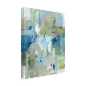 Trademark Fine Art -Christina Long 'Lakeside Abstract' Canvas Art - 1 of 3