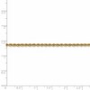 Black Bow Jewelry 2.5mm Classic Solid Rope Chain Bracelet 14k Yellow Gold - 4 of 4