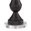 Regency Hill Blakely Modern Table Lamps Set of 2 with Round Risers 26" High Bronze USB Charging Ports Touch On Off Oatmeal Shade for Bedroom Desk Home - 3 of 4