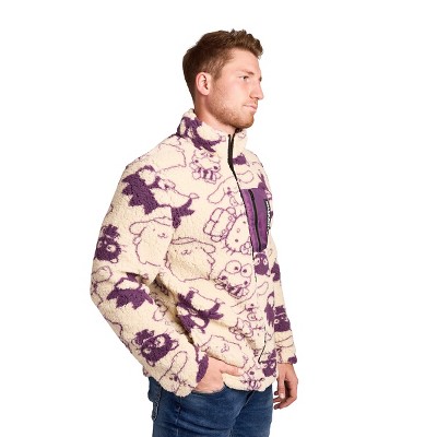 Sanrio Hello Kitty & Friends All-Over Character Print Men's Long Sleeve Outerwear Jacket-Small — фото 2