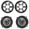Crunch 5.25" Coaxial Car Speaker Set, Full-Range 2-Way Audio System with Soft Dome Tweeters, Bass Sound Upgrade for Vehicle Stereo, 250W Peak Power - 2 of 4