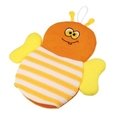 Unique Bargains Bathroom Cartoon Durable Bath Brush 9.06"x8.66" 1 Pc