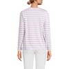 Lands' End Women's Relaxed Supima Cotton Long Sleeve V-Neck T-Shirt - 2 of 3