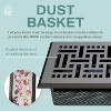 Home Intuition Basketweave Floor Vent Cover 4X12 Inch with Mesh Cover Trap Heat and Air Walkable Metal Floor Vent for HVAC Duct, Dark Grey - 2 of 4