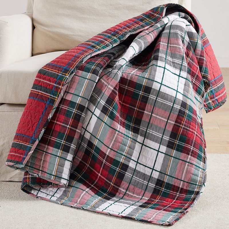Spencer Holiday Quilted Throw - Levtex Home, 2 of 5
