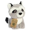 Aurora Eco Nation 5" Raccoon Grey Stuffed Animal - 2 of 4