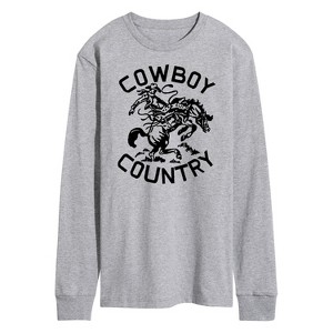 Men's - Instant Message - Cowboy Country Long Sleeve Graphic T-Shirt - 1 of 4