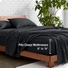 4 Piece Sheet Set - Heathered Double Brushed - Bare Home - 4 of 4