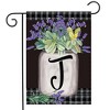 Briarwood Lane Everyday Garden Flag 18x12.5 For Outdoor Farmhouse Monogram Letter J Garden Flag Flag Garden Flag Flags For Outside - 2 of 4