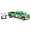 Greenlight 1/64 2022 GMC Sierra 3500 HD Denali Dually Pickup Truck with Beijing Panda, Green, 2025 Waltersons Product Expo Exclusive 1352003-A - 2 of 4