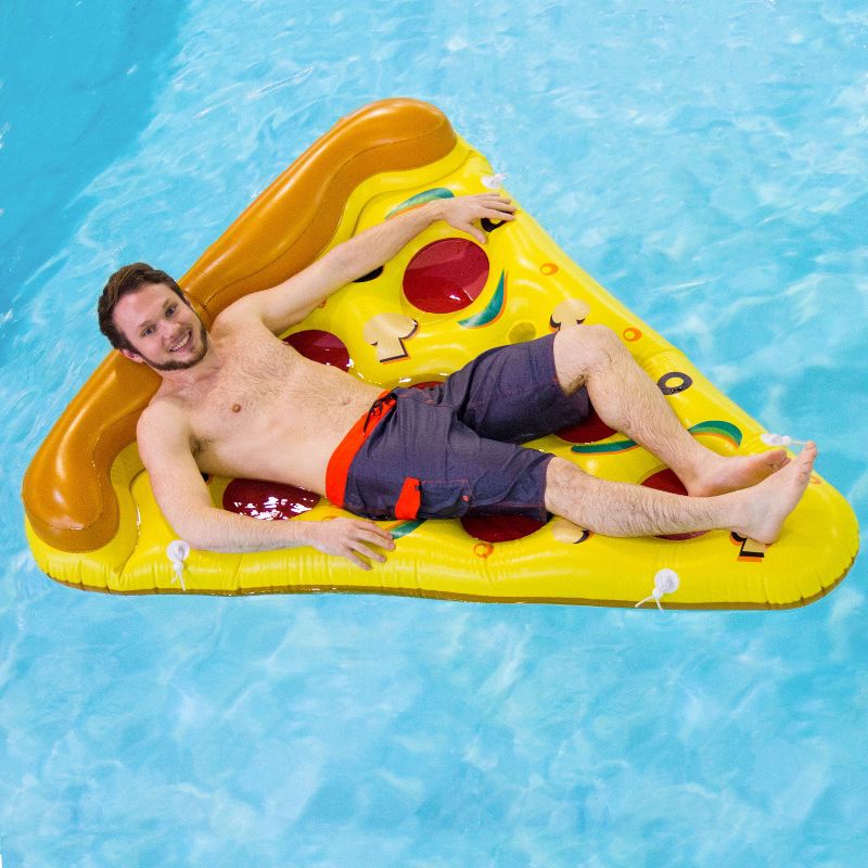 Swimline Giant Inflatable Pizza Slice Float Raft For The Lake/Beach/Pool | 90645, 4 of 7