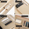 Blu Monaco Professional Padfolio for Women – Vegan Leather Portfolio Organizer with Gold Accents, Available in Multiple Colors and Closure Styles - 4 of 4