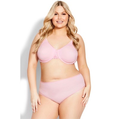 Avenue Women's Plus Size Fashion Microfiber Hi Cut Brief