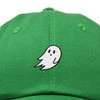 Dalix Ghost Embroidered Mens Womens Cotton Dad Hat Baseball Cap Adjustable - 2 of 4