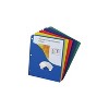 Pendaflex Essentials Wave Slash Pocket Project Folders 3 Holes Letter Five Colors 10/Pack 32900 - 2 of 3