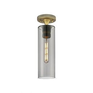 Crown Point - 1 Light Flush Mount In Industrial Style-15 Inches Tall and 3.88 Inches Wide - 1 of 1