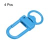 Unique Bargains DIY Craft Key Organization Lobster Claw Lanyard Swivel Clasps 1.3" x 0.51" 4 Pcs - 3 of 4