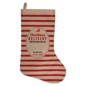 Grey Striped Stocking Marketplace Stockings by undefined