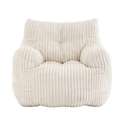 GDFStudio May Modern Corduroy 37" W Bean Bag Chair