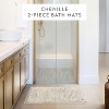 Soft Absorbent Chenille Bath Mat Rug with Anti-Skid Rubber Backing - Becky Cameron - 2 of 4