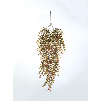 Sullivans Artificial English Boxwood and Berry Vine 27"H Green