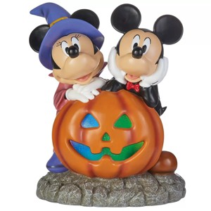 Disney Halloween 21-inch Mickey and Minnie Pumpkin with Lights and Music - 1 of 3