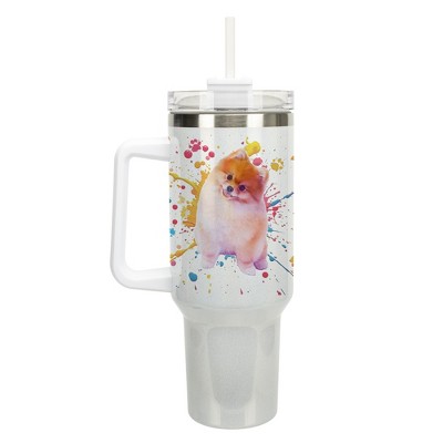 100 North Let's Go Girls Shania Country Song Lyrics Wrap-Around 40 Oz. Stainless Steel Water Bottle Coffee Mug, Spill & Leak Resistant, Travel Tumbler