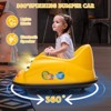 12V Bumper Car, Electric Toy Ride on Battery Car with Kids w/Parent Remote Control, 360 Degree Spin - 3 of 4