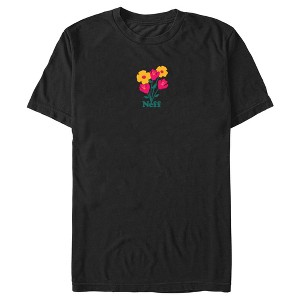 Men's NEFF Small Flower Bouquet Logo T-Shirt - 1 of 4