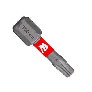 Diablo Torx #20 X 1 in. L Driver Bit Black Oxide 5 pk - 1 of 2