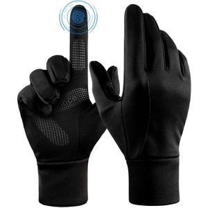 Winter Gloves Touch Screen Water Resistant Windproof Thermal for Running Cycling Driving Hiking for Men Women - 1 of 4