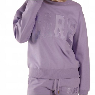 Women's 90‚Äôs Baggy Care Crewneck Sweatshirt - Care Tucker